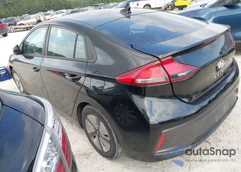2020 Hyundai Ioniq Hybrid Blue z USA, uszkodzony, nr VIN KMHC65LC8LU239139